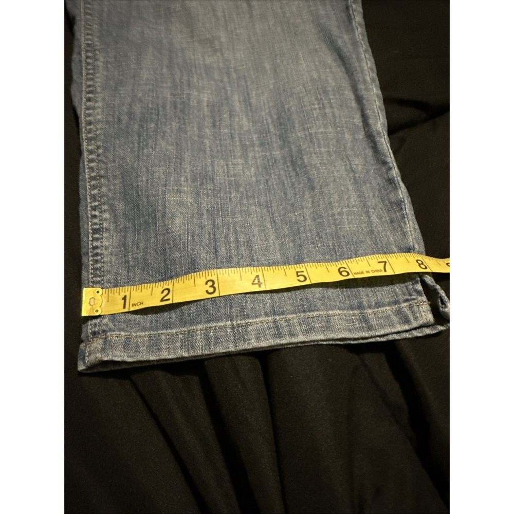 Talbots Capri Wide Leg Medium Wash Size 12 - Picture 7 of 7